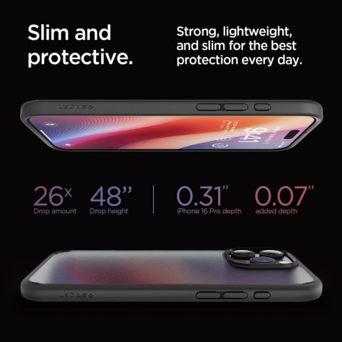 SPIGEN ULTRA HYBRID IPHONE 16 PRO FROST BLACK