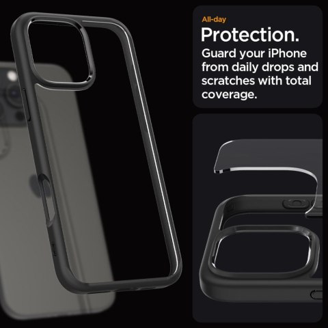 SPIGEN ULTRA HYBRID IPHONE 16 PRO MATTE BLACK