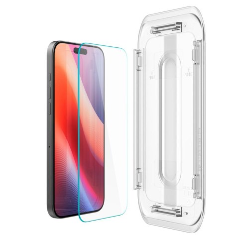 SZKŁO HARTOWANE SPIGEN GLAS.TR "EZ FIT" 2-PACK IPHONE 16 PRO CLEAR