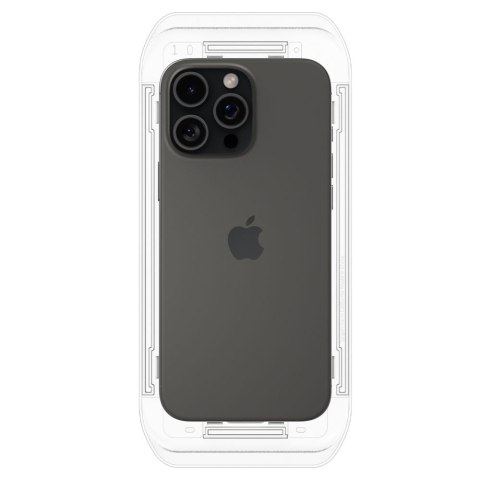 SZKŁO HARTOWANE SPIGEN GLAS.TR "EZ FIT" 2-PACK IPHONE 16 PRO CLEAR