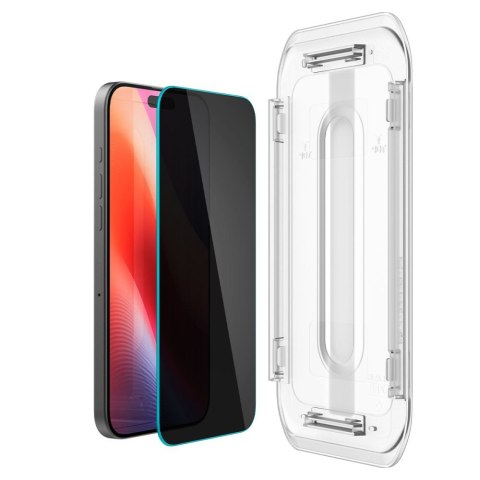 SZKŁO PRYWATYZUJĄCE SPIGEN GLAS.TR "EZ FIT" 2-PACK IPHONE 16 PRO PRIVACY