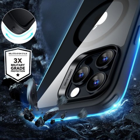 ESR CLASSIC HYBRID HALOLOCK MAGSAFE & TEMPERED GLASS IPHONE 16 PRO CLEAR/BLACK