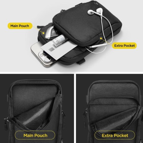 SPIGEN KD400 UNIVERSAL CROSS BAG KLASDEN BLACK