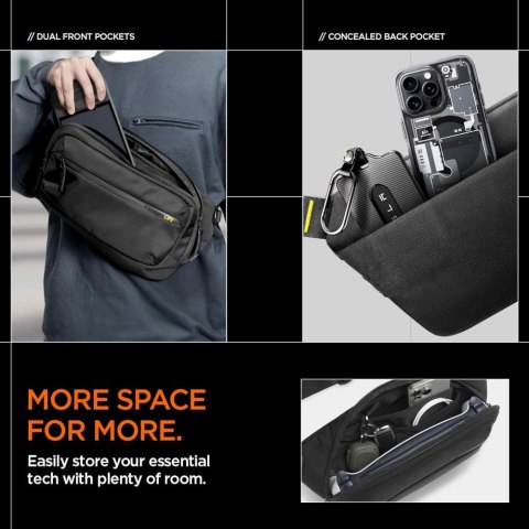 SPIGEN KD410 SLING BAG KLASDEN BLACK