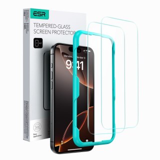 SZKŁO HARTOWANE ESR TEMPERED GLASS 2-PACK IPHONE 16 PRO CLEAR