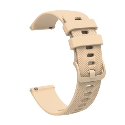 Pasek silikonowy do Huawei Watch GT2 / GT3 42mm - beżowy