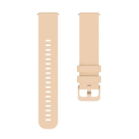 Pasek silikonowy do Huawei Watch GT2 / GT3 42mm - beżowy