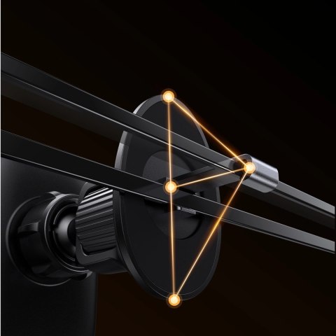 Uchwyt Joyroom JR-ZS392 na telefon grawitacyjny na kratkę nawiewu - czarny