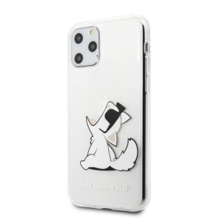 Oryginalne Etui Karl Lagerfeld do Samsung S20+ transparent Choupette Fun