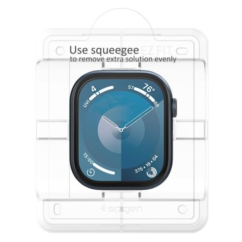 SZKŁO HYBRYDOWE SPIGEN ELITE SHIELD "EZ FIT" 2-PACK APPLE WATCH 10 (42 MM) CLEAR