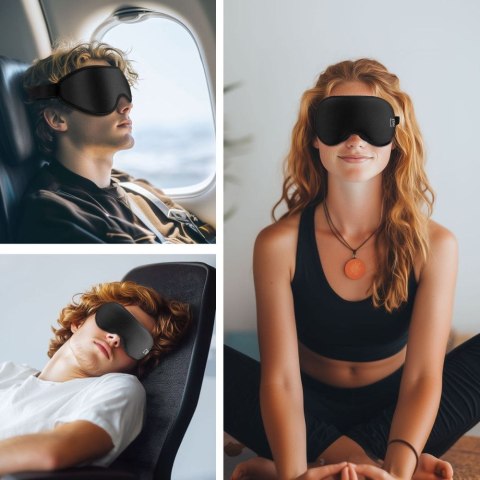 TECH-PROTECT EYESHADE SLEEP MASK MATTE BLACK