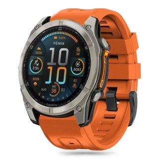 Opaska pasek Garmin Fenix 5s / 5s Plus / 6s / 6s Pro / 7s / 8 (43 Mm) Pomarańczowy