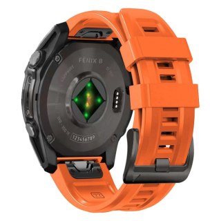 Opaska pasek Garmin Fenix 5s / 5s Plus / 6s / 6s Pro / 7s / 8 (43 Mm) Pomarańczowy