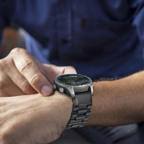 TECH-PROTECT STAINLESS GARMIN FENIX 5X / 5X PLUS / 6X / 6X PRO / 7X / 8 (51 MM) BLACK