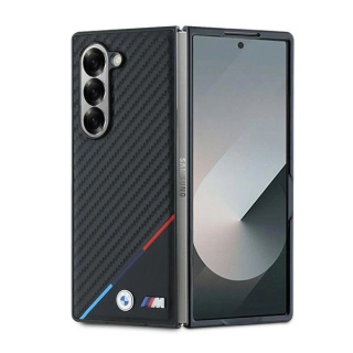 Etui BMW Carbon Tricolor na Samsung Galaxy Z Fold 6 - czarne