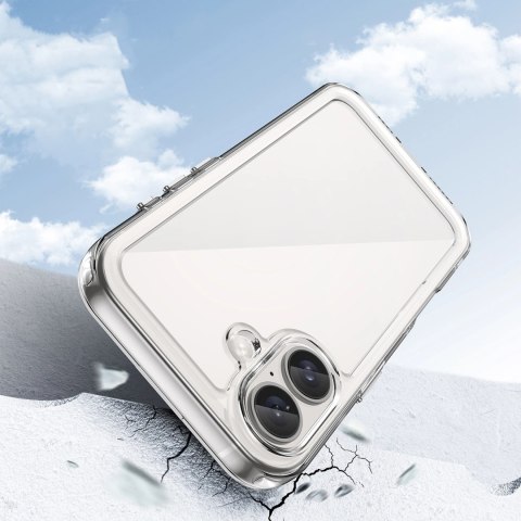 Etui Outer Space Case z żelową ramką do iPhone 16 Plus - przezroczyste