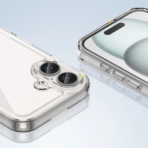 Etui Outer Space Case z żelową ramką do iPhone 16 Plus - przezroczyste