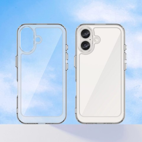 Etui Outer Space Case z żelową ramką do iPhone 16 Plus - przezroczyste