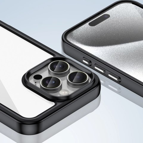 Etui Outer Space Case z żelową ramką do iPhone 16 Pro - czarne