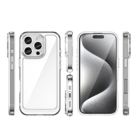 Etui Outer Space Case z żelową ramką do iPhone 16 Pro - przezroczyste