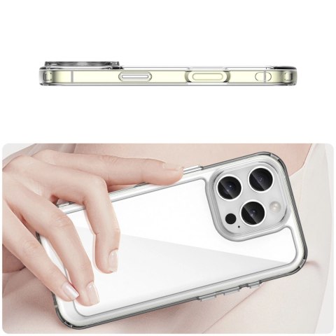 Etui Outer Space Case z żelową ramką do iPhone 16 Pro - przezroczyste