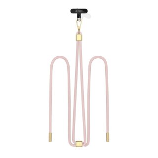 TECH-PROTECT C2S ROPE CROSSBODY STRAP BABY PINK/GOLD