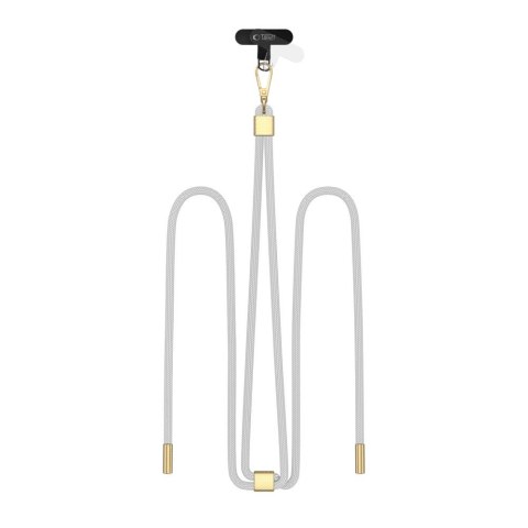 TECH-PROTECT C2S ROPE CROSSBODY STRAP CRAYON GREY/GOLD