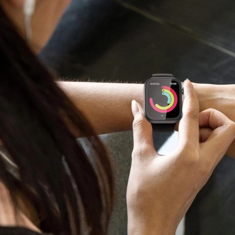 Etui ze szkłem hartowanym Tech-Protect Defense360 na Apple Watch 10 (46 mm) - czarne