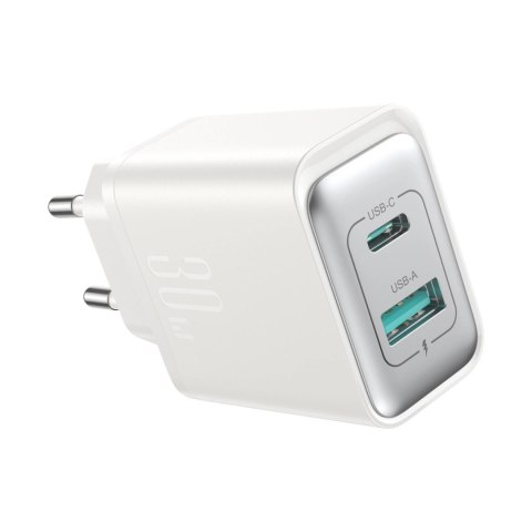 Ładowarka Joyroom JR-TCF15 sieciowa USB-C / USB-A 30W - biała