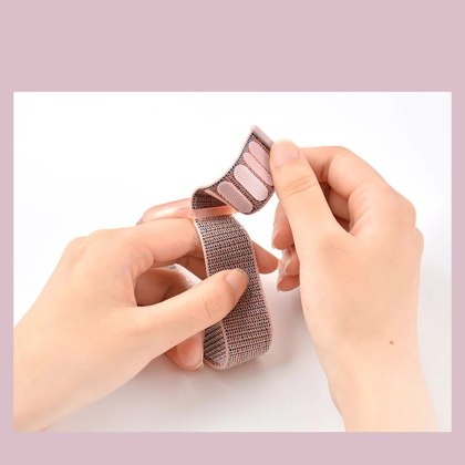 Pasek Tech-Protect Nylon dla dzieci na Apple AirTag - różowy