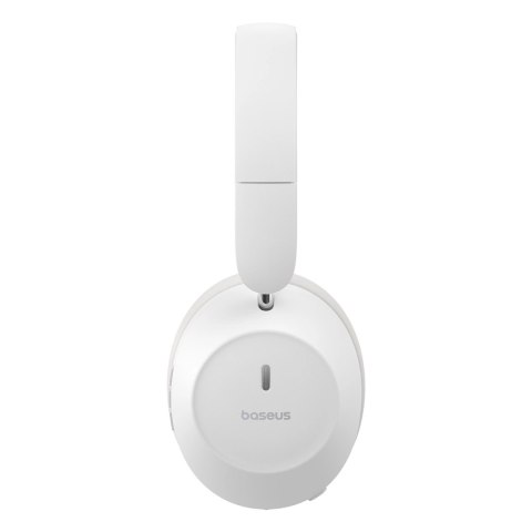 Słuchawki bezprzewodowe Baseus Bass 30 Max nauszne Bluetooth 5.3 - białe