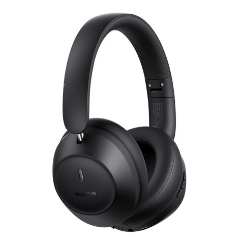 Słuchawki bezprzewodowe Baseus Bass 30 Max nauszne Bluetooth 5.3 - czarne