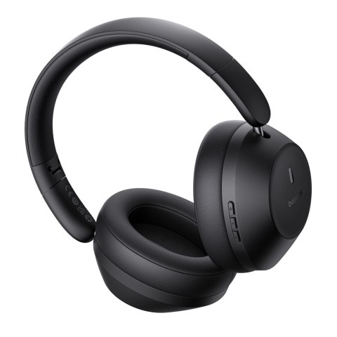 Słuchawki bezprzewodowe Baseus Bass 30 Max nauszne Bluetooth 5.3 - czarne