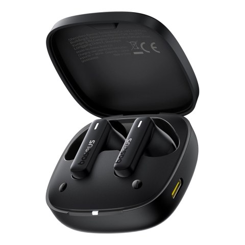 Słuchawki bezprzewodowe Baseus Bowie E19 TWS dokanałowe - czarne