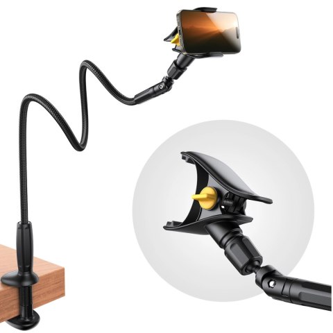 Uchwyt Joyroom JR-ZS389 z elastycznym ramieniem na telefon na biurko - czarna