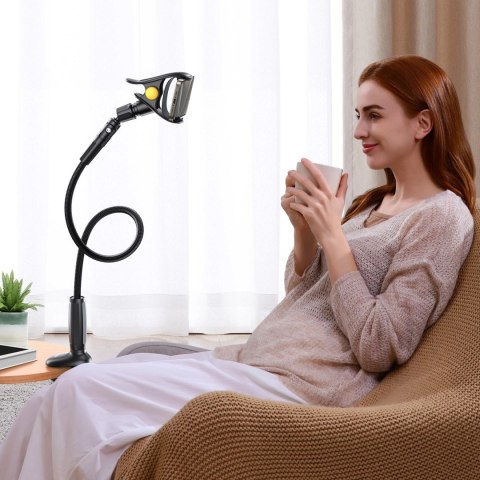 Uchwyt Joyroom JR-ZS389 z elastycznym ramieniem na telefon na biurko - czarna