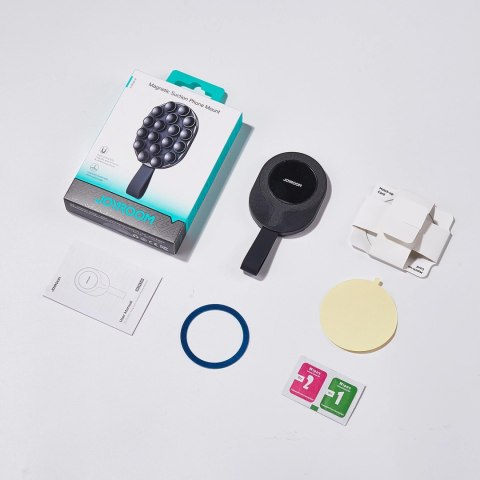 Uchwyt Joyroom JR-ZS393-S magnetyczny z przyssawkami na telefon 4.7-7" - czarny