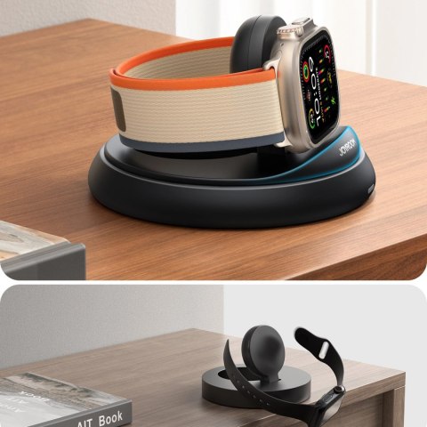 Ładowarka Joyroom JR-W12 indukcyjna składana do zegarków Apple Watch - czarna