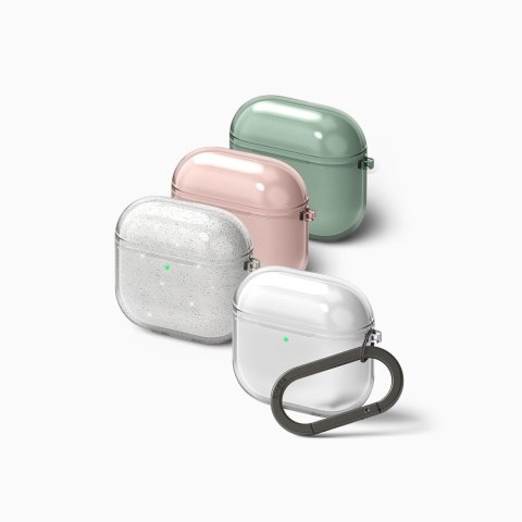 RINGKE AIR APPLE AIRPODS 4 GLITTER CLEAR