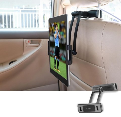 TECH-PROTECT V2 STRETCHABLE HEADREST CAR MOUNT BLACK