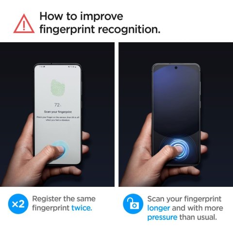 SZKŁO HARTOWANE SPIGEN GLAS.TR "EZ FIT" 2-PACK GALAXY S24 FE CLEAR