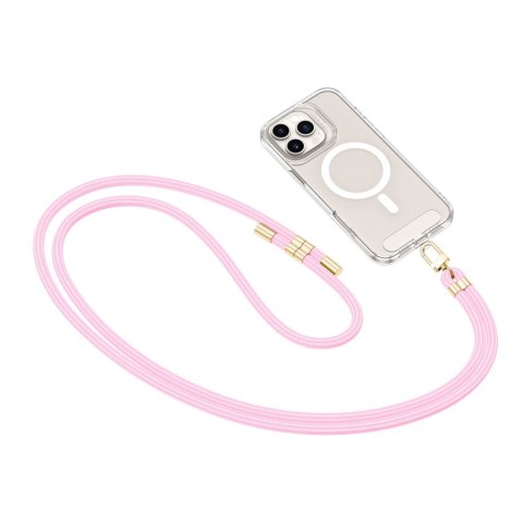 TECH-PROTECT C7S ROPE CROSSBODY STRAP BABY PINK/GOLD