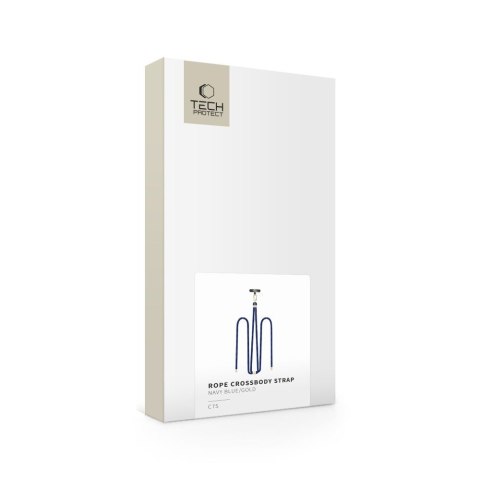 TECH-PROTECT C7S ROPE CROSSBODY STRAP NAVY BLUE/GOLD