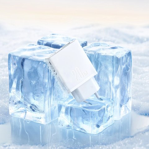 Ładowarka sieciowa Joyroom JR-TCF14 20W USB-A USB-C supercienka - biała