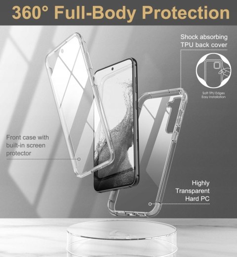 Obudowa z Szybką 360 Braders do Samsung Galaxy S23