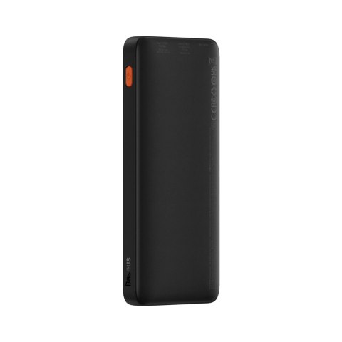 Powerbank Baseus Airpow 20W 10000mAh z kablem Baseus Simple Series USB-A - USB-C 30 cm - czarny