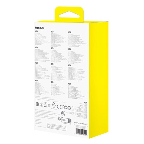 Powerbank Baseus Airpow 20W 20000mAh z kablem Baseus Simple Series USB-A - USB-C 50cm - czarny