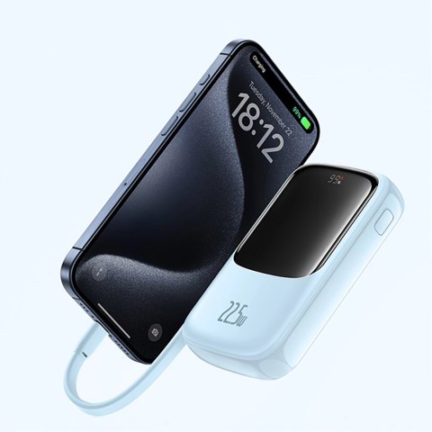 Powerbank Baseus Qpow Pro+ 22.5W 10000mAh USB-C - niebieski