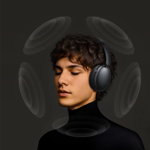 Słuchawki bezprzewodowe Joyroom J-Head Series JR-JH1 z ANC Bluetooth - czarne