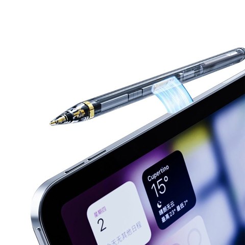 TECH-PROTECT DIGITAL MAGNETIC STYLUS PEN "4" IPAD CLEAR/BLACK